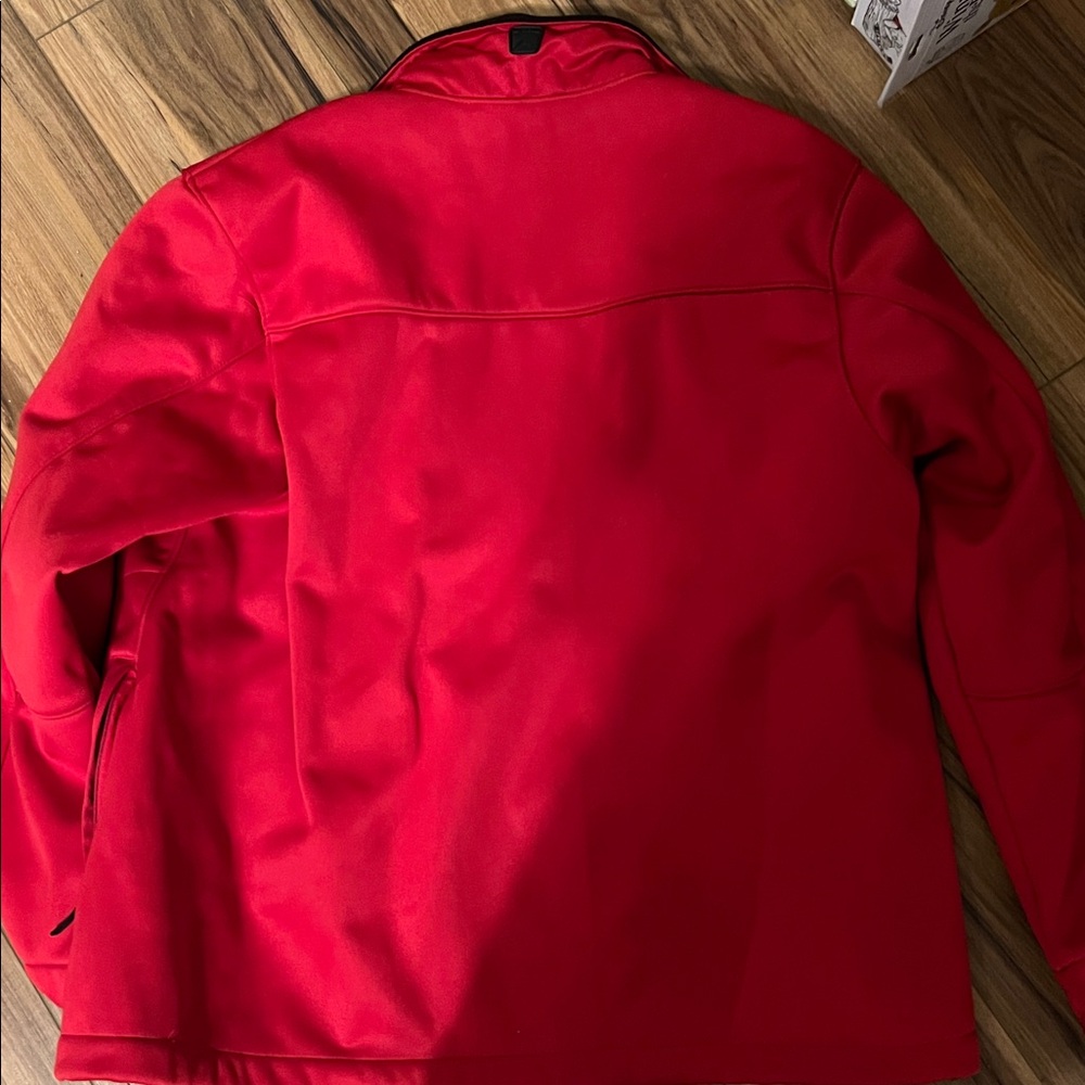 Antigua Boston Red Sox Red Softshell Jacket with Embroidered Red Sox - Picture 6 of 6